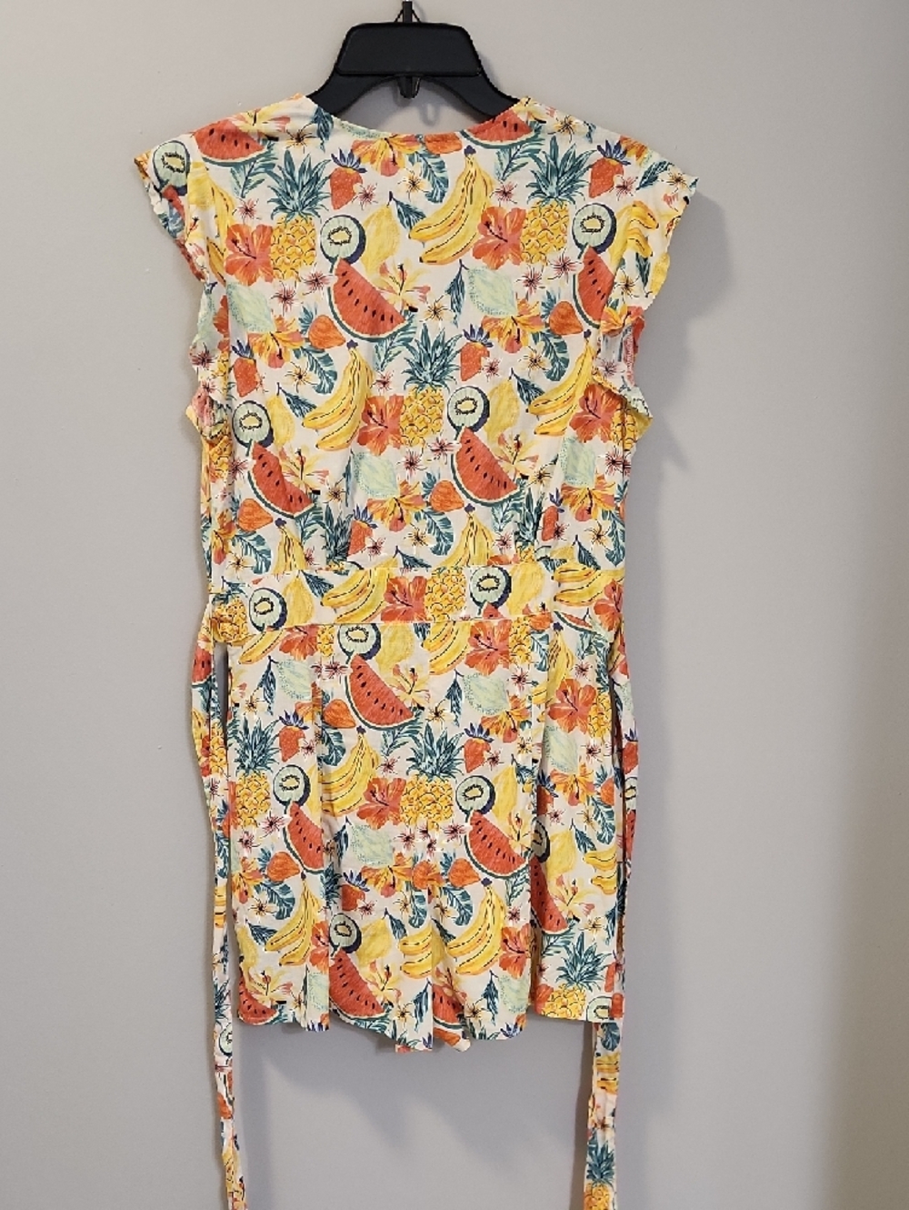 Marine Layer Camila Fruit Print Hemp Romper Size M Summer Resort Beach‎ Coastal - Picture 6 of 12